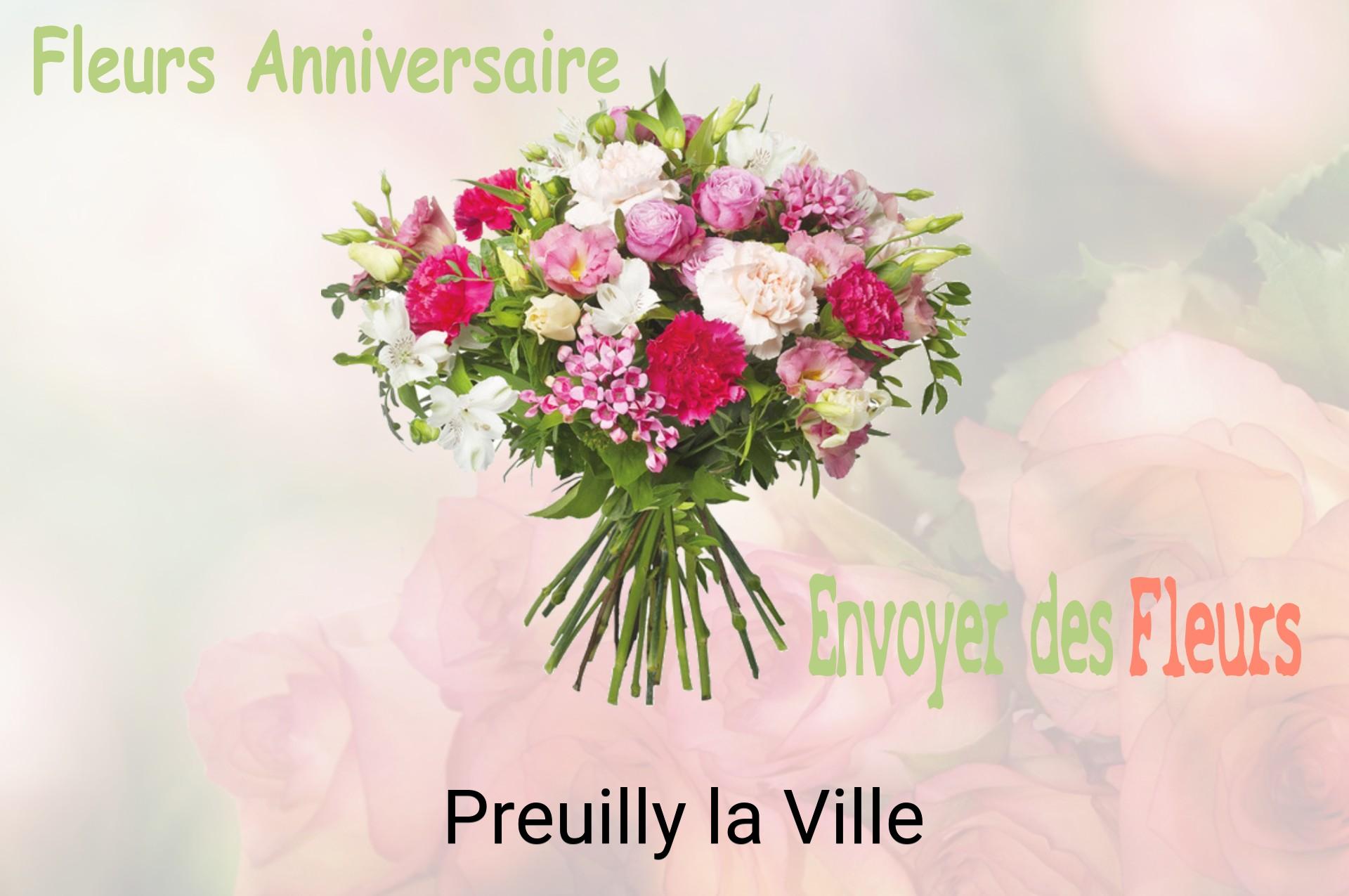 Bouquet de fleurs d’anniversaire livré à Preuilly-la-Ville