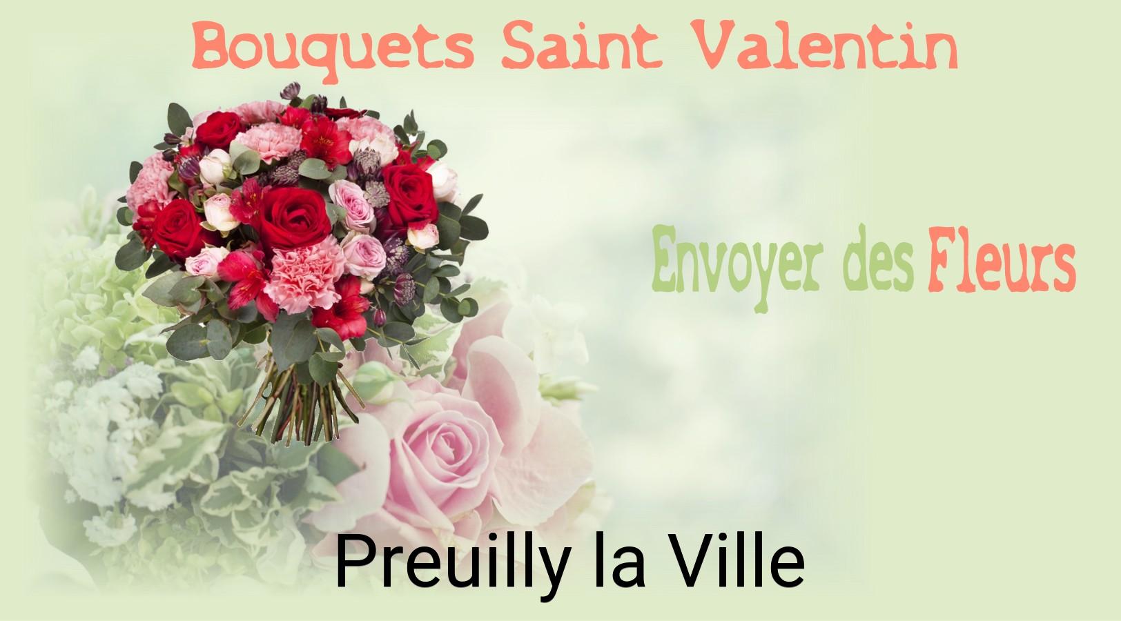 Roses de Saint-Valentin livrées à Preuilly-la-Ville